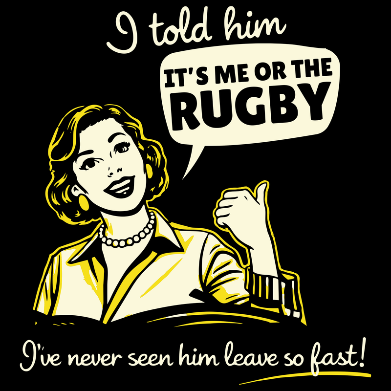 She Told Me Rugby T Shirt