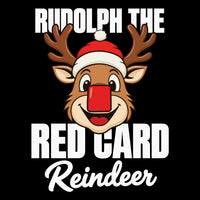 Red Card Reindeer Christmas Jumper
