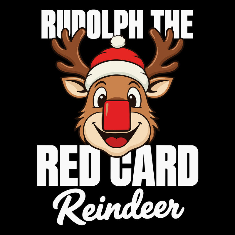 Red Card Reindeer Christmas Jumper