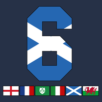 6 Nations Rugby Flags (Sco) Unisex Hoodie
