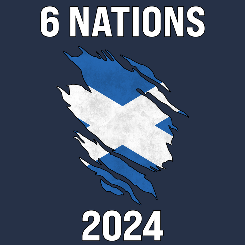 6 Nations 2024 Scotland Unisex Hoodie