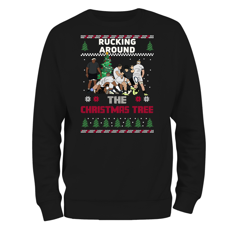 Rucking Around Tree Christmas Jumper