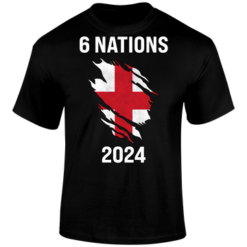 6 Nations 2024 England Unisex T Shirt