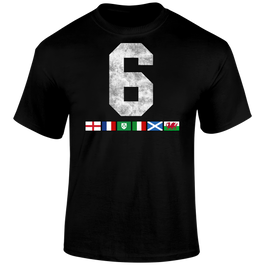 6 Nations Flags Unisex T Shirt