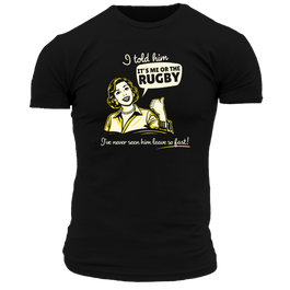 She Told Me Rugby T Shirt