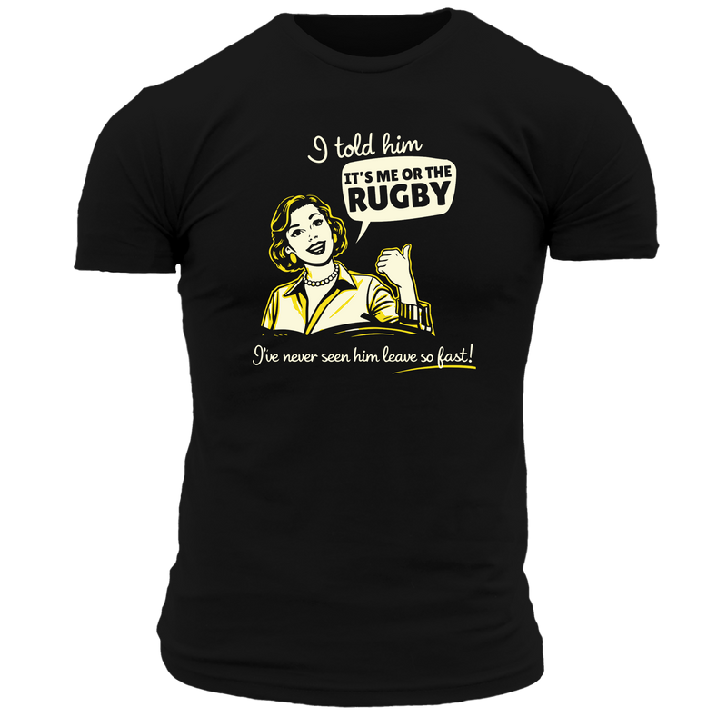 She Told Me Rugby T Shirt