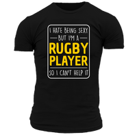 I Hate Being Sexy Rugby T Shirt