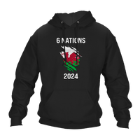 6 Nations 2024 Wales Unisex Hoodie