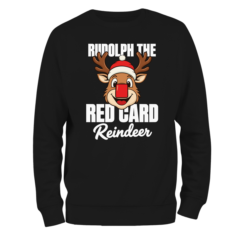 Red Card Reindeer Christmas Jumper
