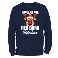 Red Card Reindeer Christmas Jumper