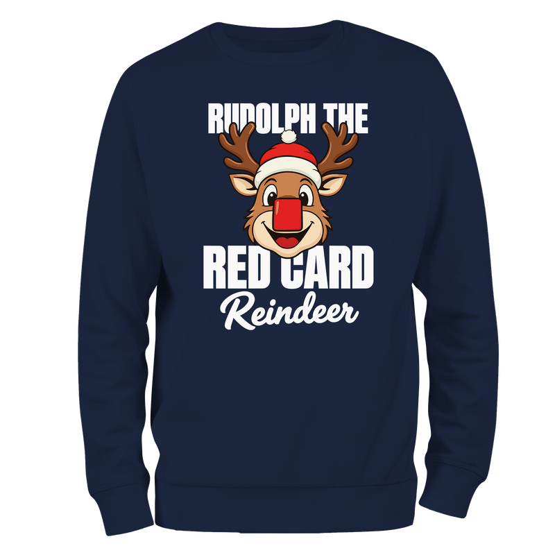 Red Card Reindeer Christmas Jumper