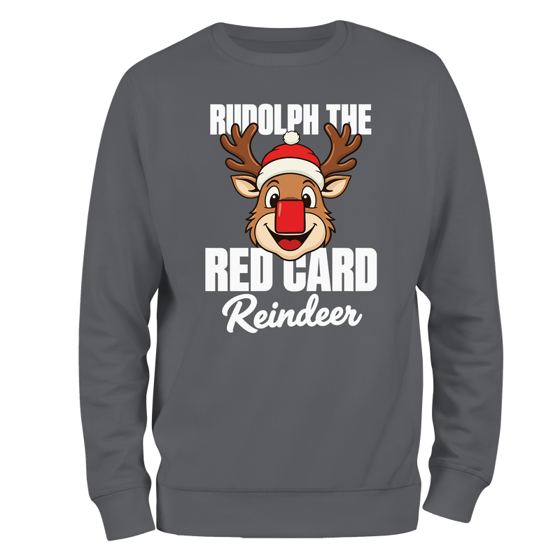 Red Card Reindeer Christmas Jumper