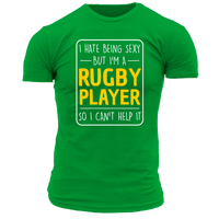 I Hate Being Sexy Rugby T Shirt