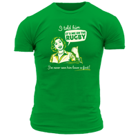 She Told Me Rugby T Shirt