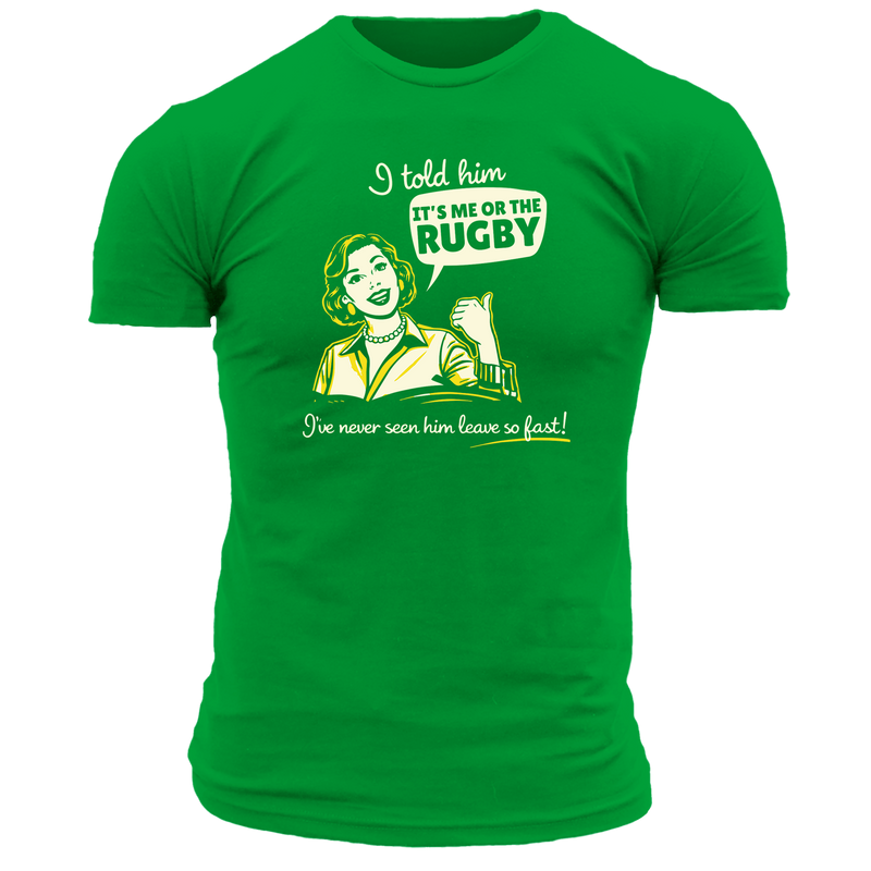 She Told Me Rugby T Shirt