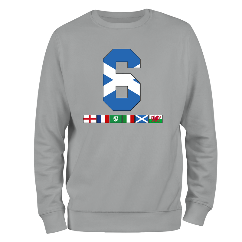 6 Nations Rugby Flags (Sco) Unisex Sweatshirt
