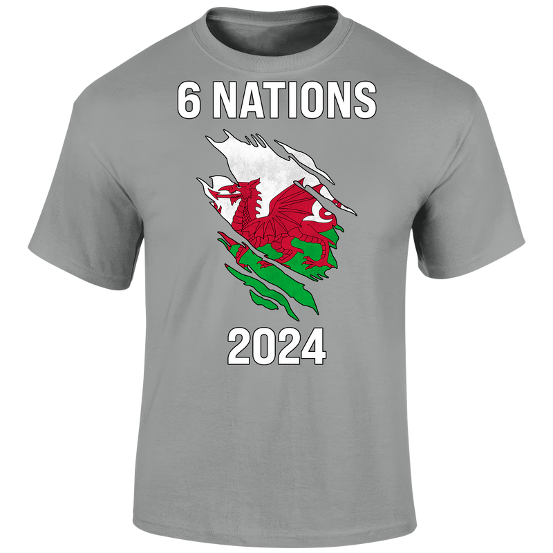 6 Nations 2024 Wales Unisex T Shirt