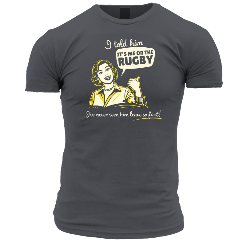 She Told Me Rugby T Shirt