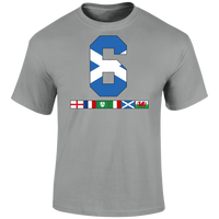 6 Nations Rugby Flags (Sco) Unisex T Shirt