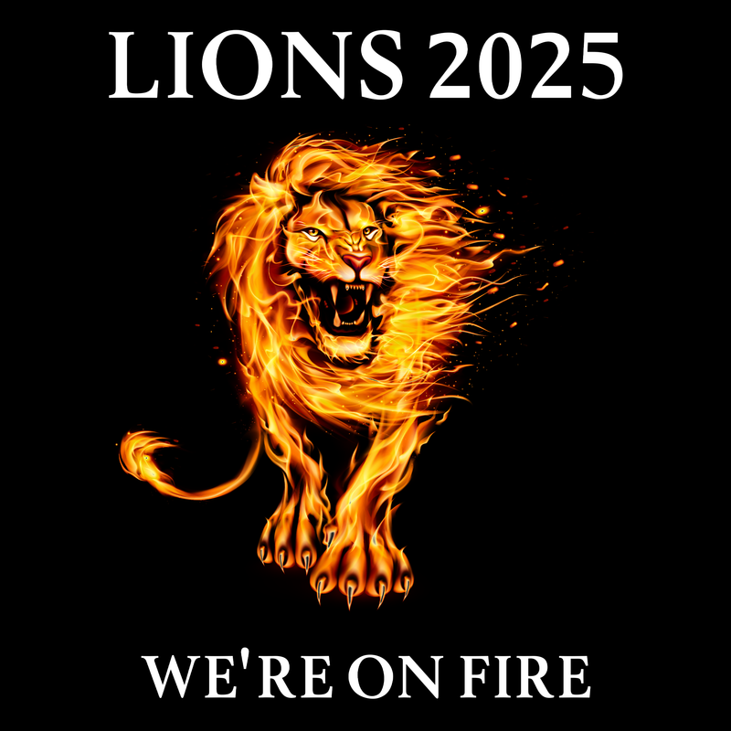 Lions On Fire T‑Shirt