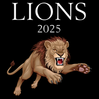Lunging Lion T‑Shirt