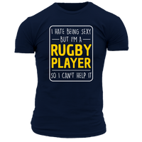 I Hate Being Sexy Rugby T Shirt