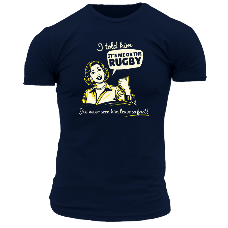 She Told Me Rugby T Shirt
