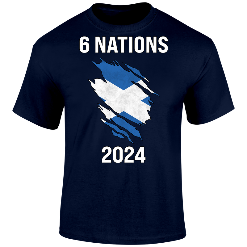 6 Nations 2024 Scotland Unisex T Shirt