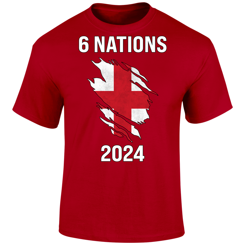 6 Nations 2024 England Unisex T Shirt