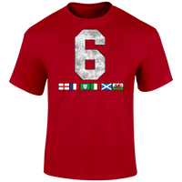 6 Nations Flags Unisex T Shirt