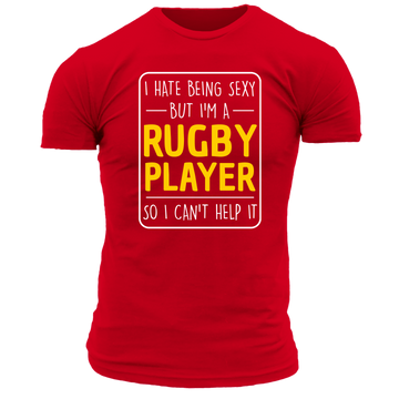 I Hate Being Sexy Rugby T Shirt