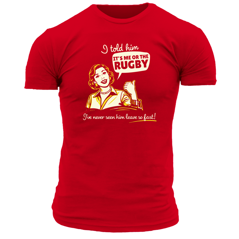 She Told Me Rugby T Shirt