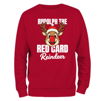 Red Card Reindeer Christmas Jumper