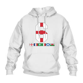 6 Nations Rugby Flags (Eng) Unisex Hoodie - SALE