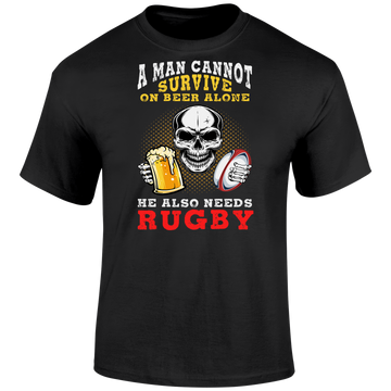 A Man Cannot Survive T Shirt