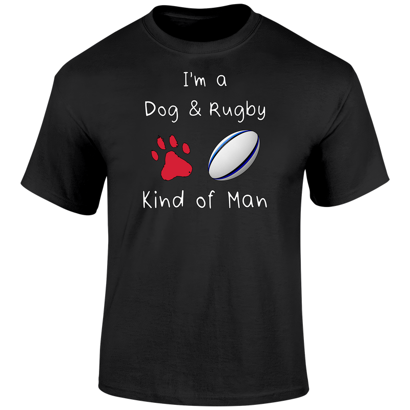Dog & Rugby T Shirt