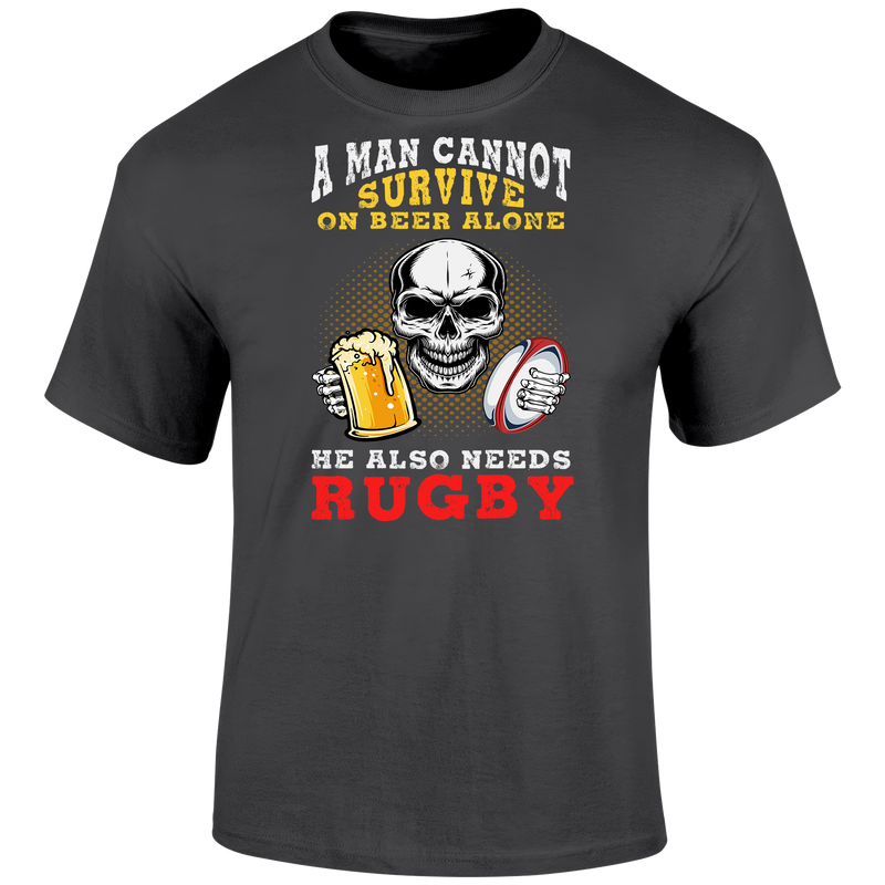 A Man Cannot Survive T Shirt