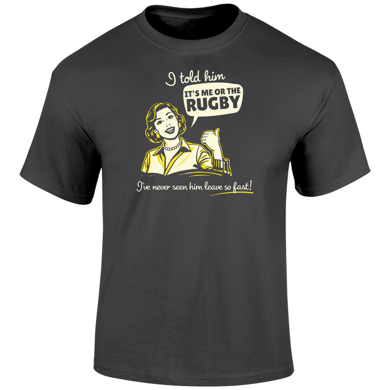 She Told Me Rugby T Shirt