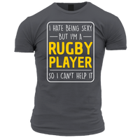 I Hate Being Sexy Rugby T Shirt