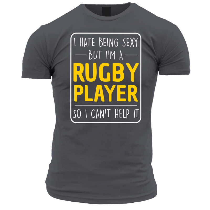 I Hate Being Sexy Rugby T Shirt