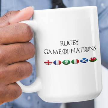 Game Of (6) Nations Jumbo Mug