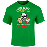 A Man Cannot Survive T Shirt