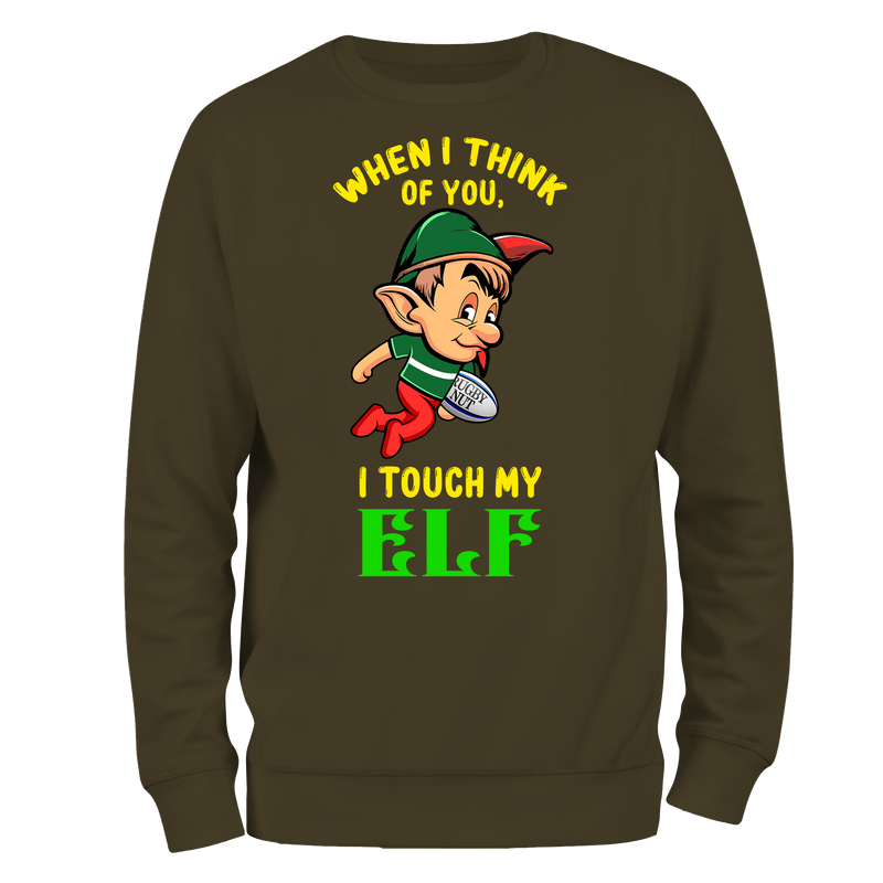 Touch My Elf Christmas Jumper