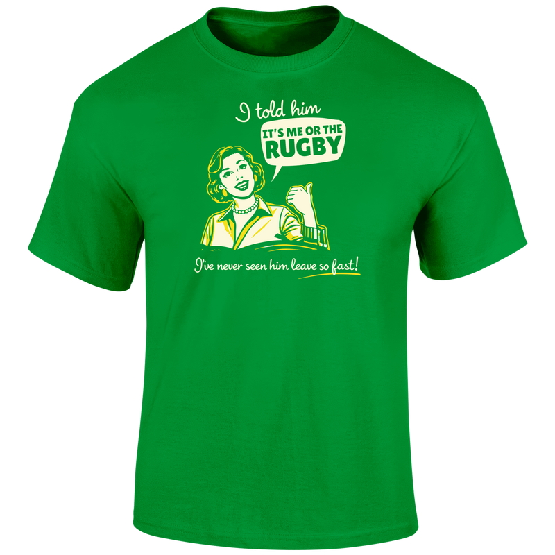 She Told Me Rugby T Shirt