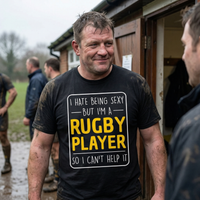 I Hate Being Sexy Rugby T Shirt