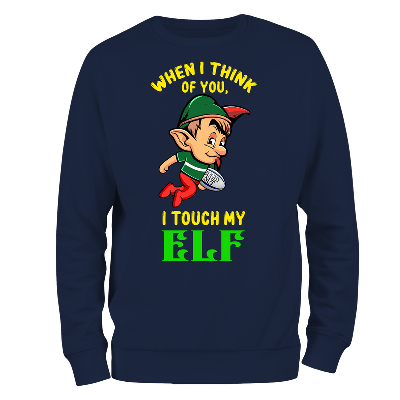 Touch My Elf Christmas Jumper