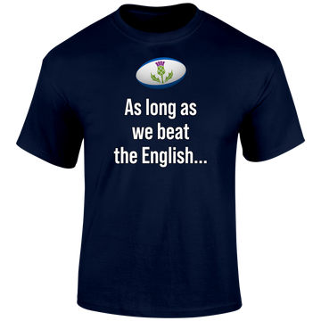 Scotland Beat English T Shirt