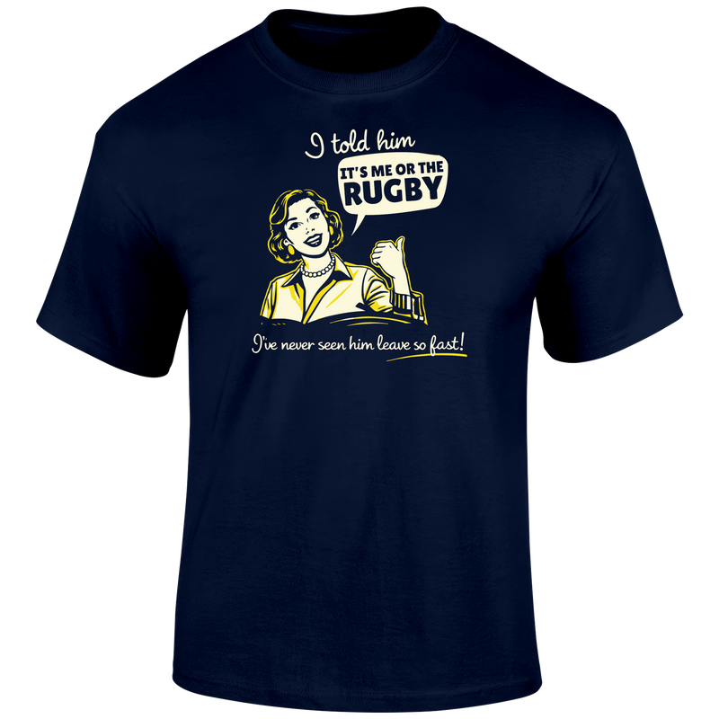 She Told Me Rugby T Shirt