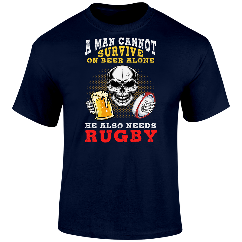 A Man Cannot Survive T Shirt