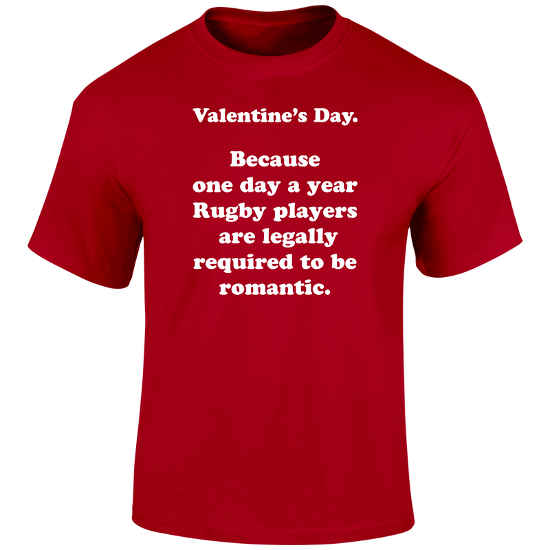 Valentines Rugby T Shirt